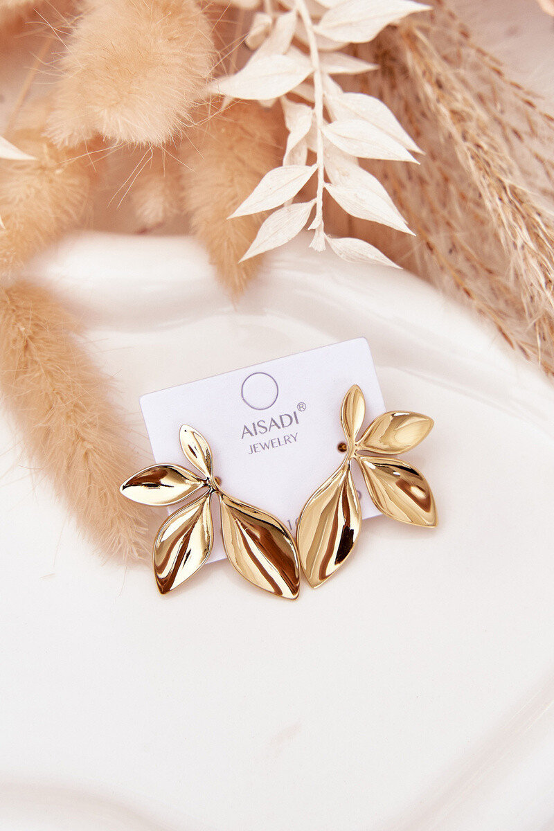 Zlaté náušnice s dopisním motivem