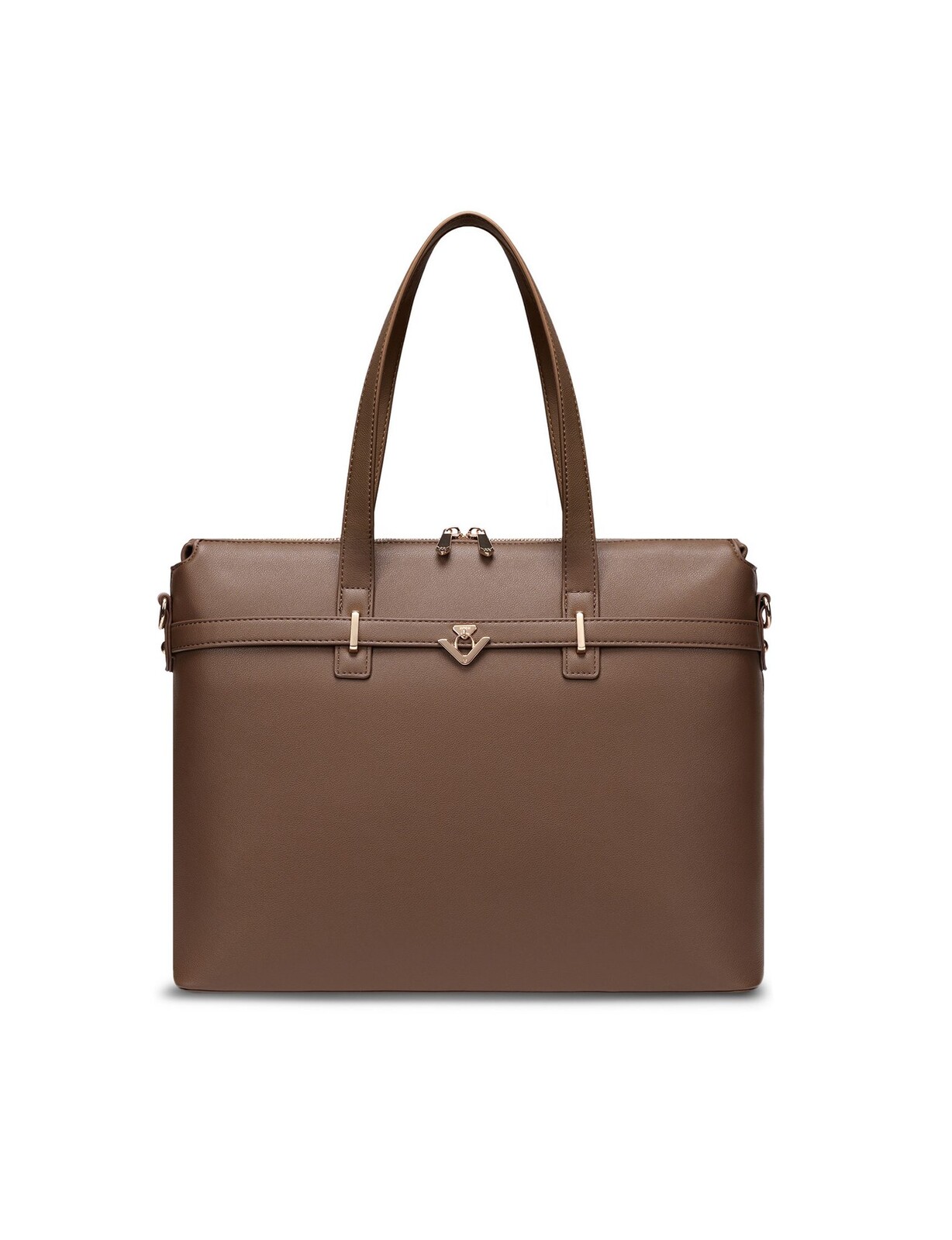 Hnědá kabelka na notebook Nyara