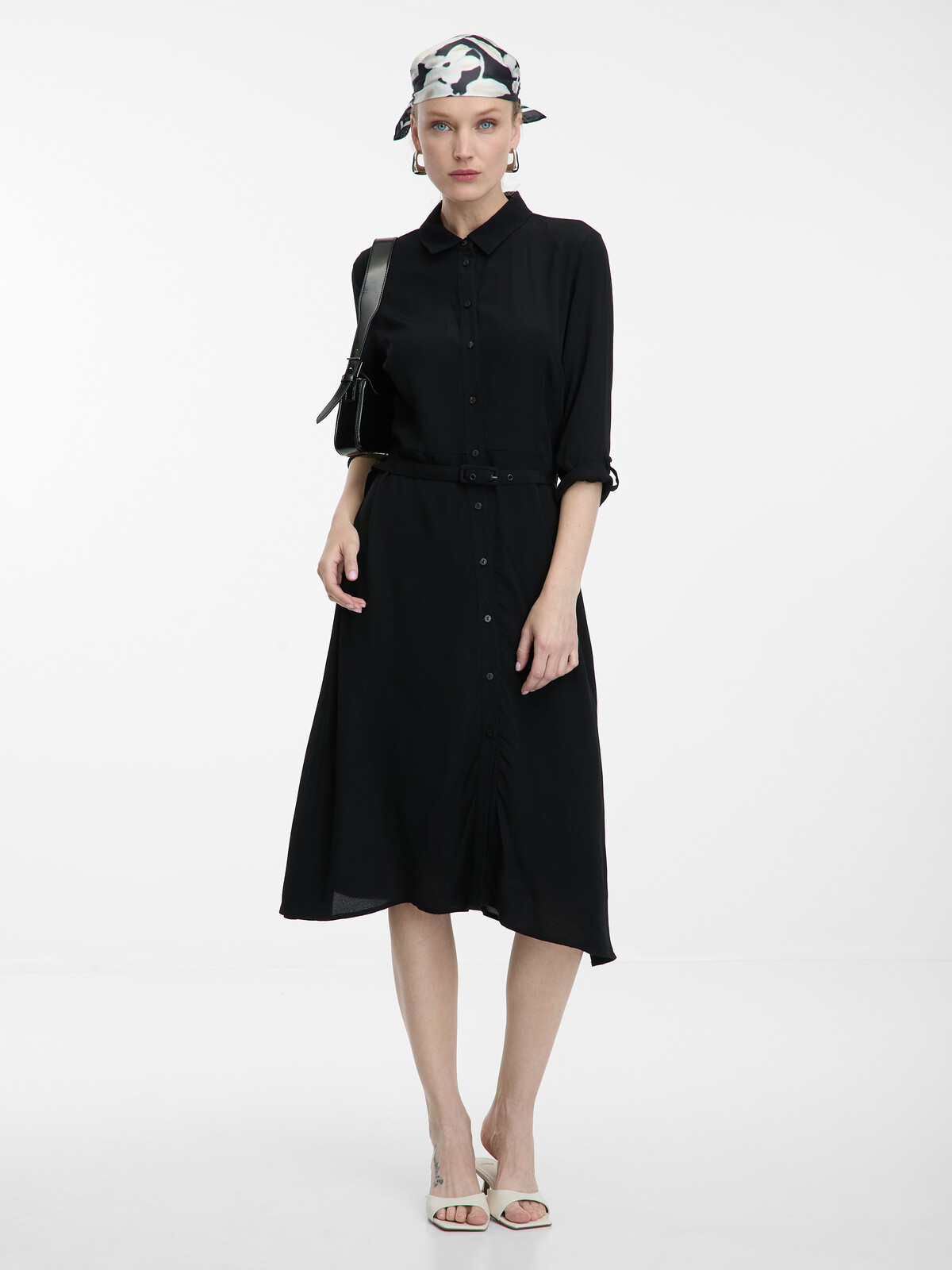 Černé dámské košilové šaty ORSAY