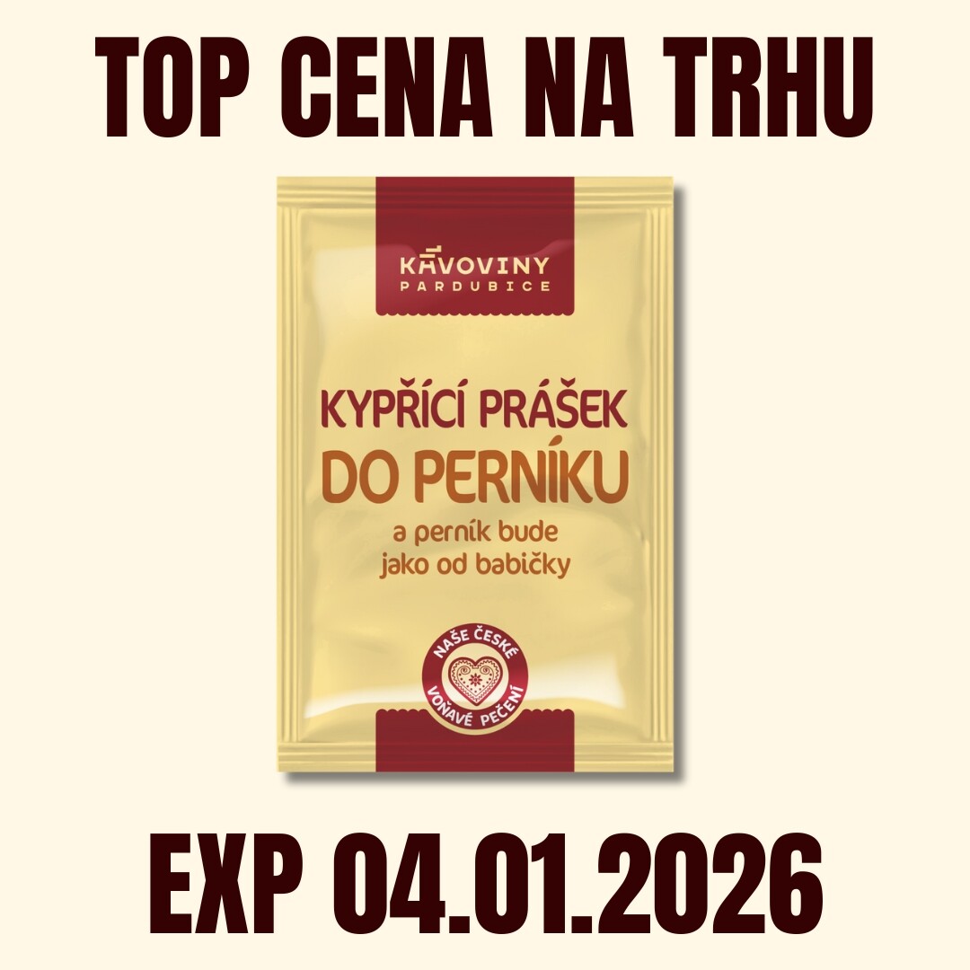 KÁVOVINY Kypřicí prášek do perníku 20 g EXP 04.01.2026
