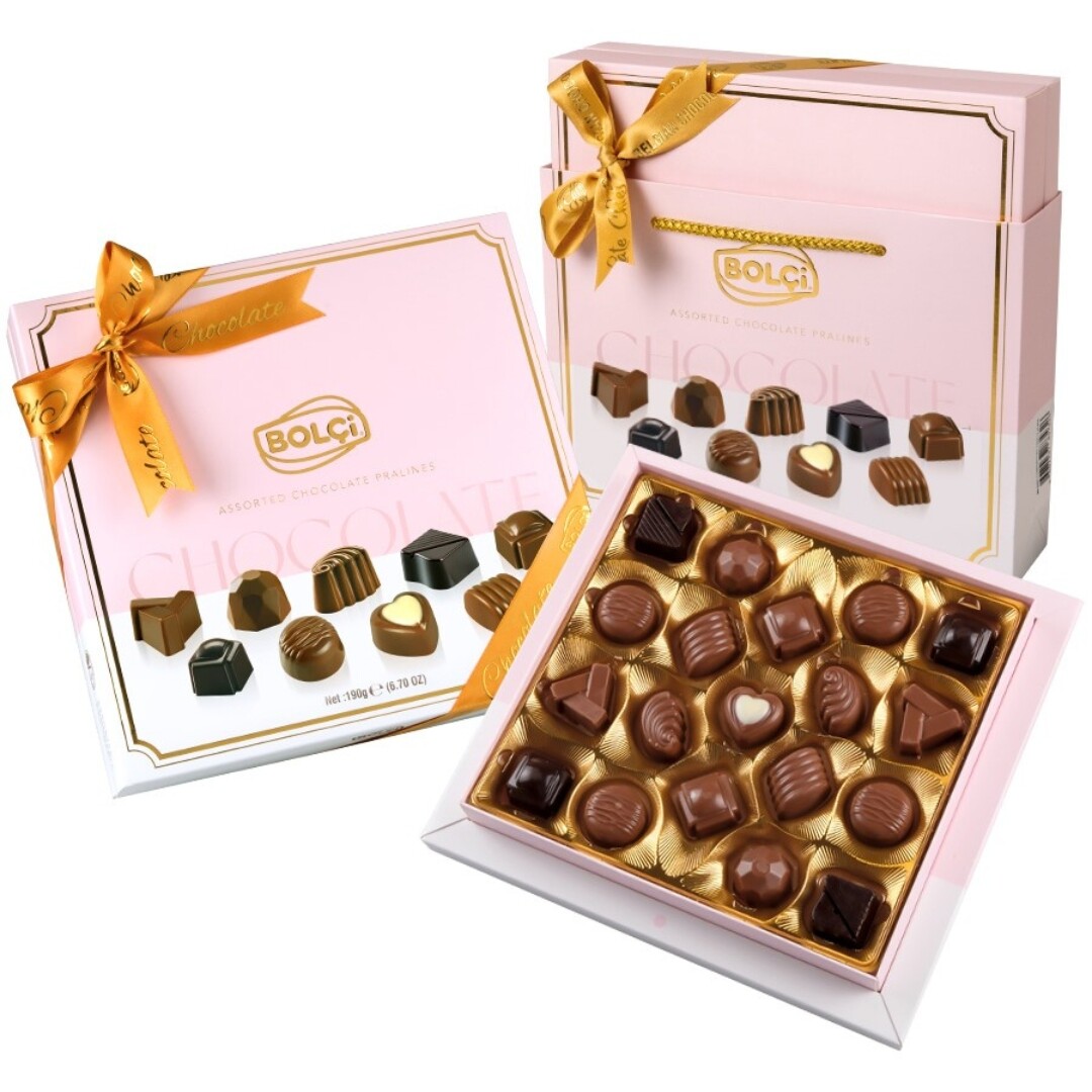 BOLCI Symphony box - Mix pralinek s dárkovou taškou 190 g