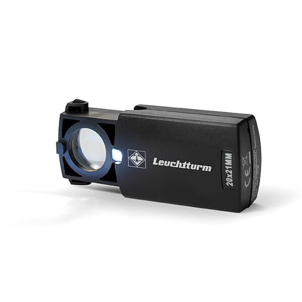 Vysouvací lupa Leuchtturm - zvětšení 20x