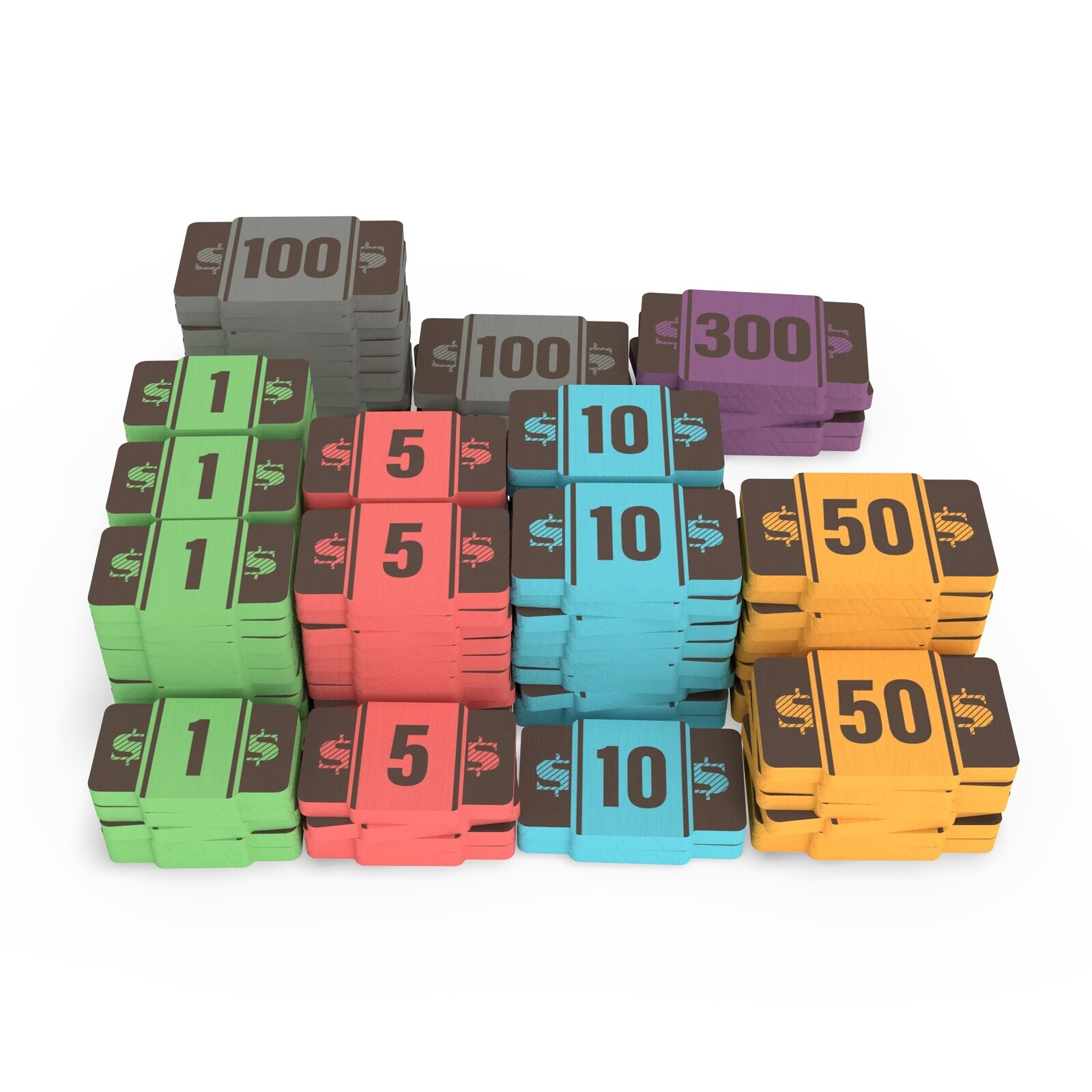 TLAMA games Speakeasy - dřevěné žetony peněz