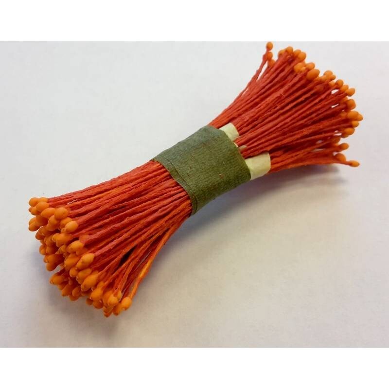 Pestíky P15 oranžová hlavička (144 ks - 6,5 cm) 6334 dortis - dortis