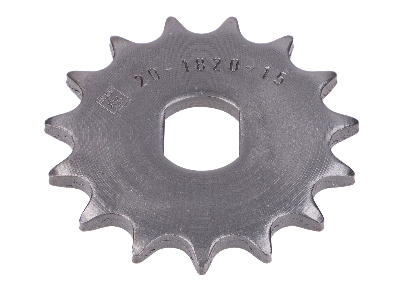 Pastorek Esjot ocelový 15 zubů 19x15 pro Simson KR51/2 Schwalbe, S 51, 70, SR 50