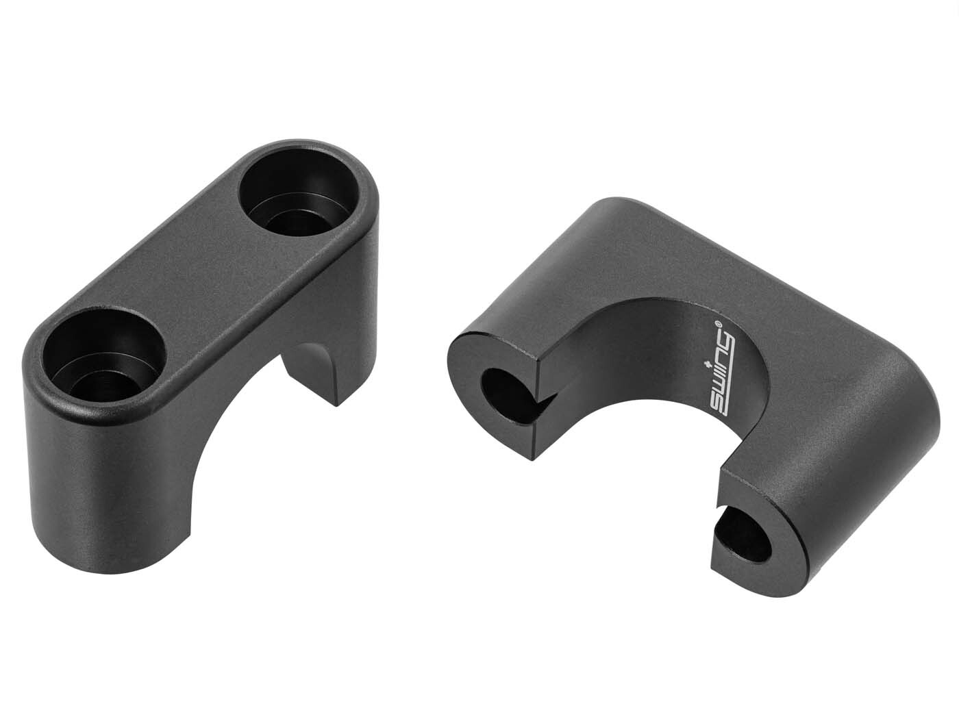 Sada upínacích můstků swiing z hliníku, černá, pro Puch