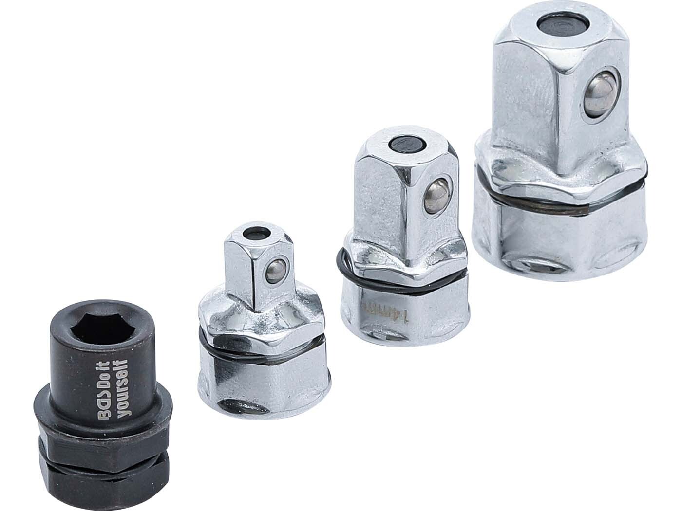 BGS technic Sada adaptérů pro ráčnové očkové klíče 4dílná