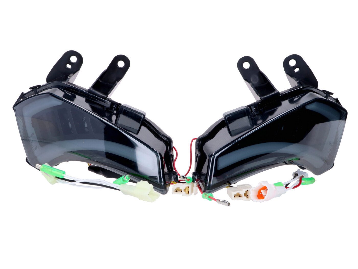 Sada předních kouřových blinkrů Naraku pro Yamaha T-Max 530 2012-2016