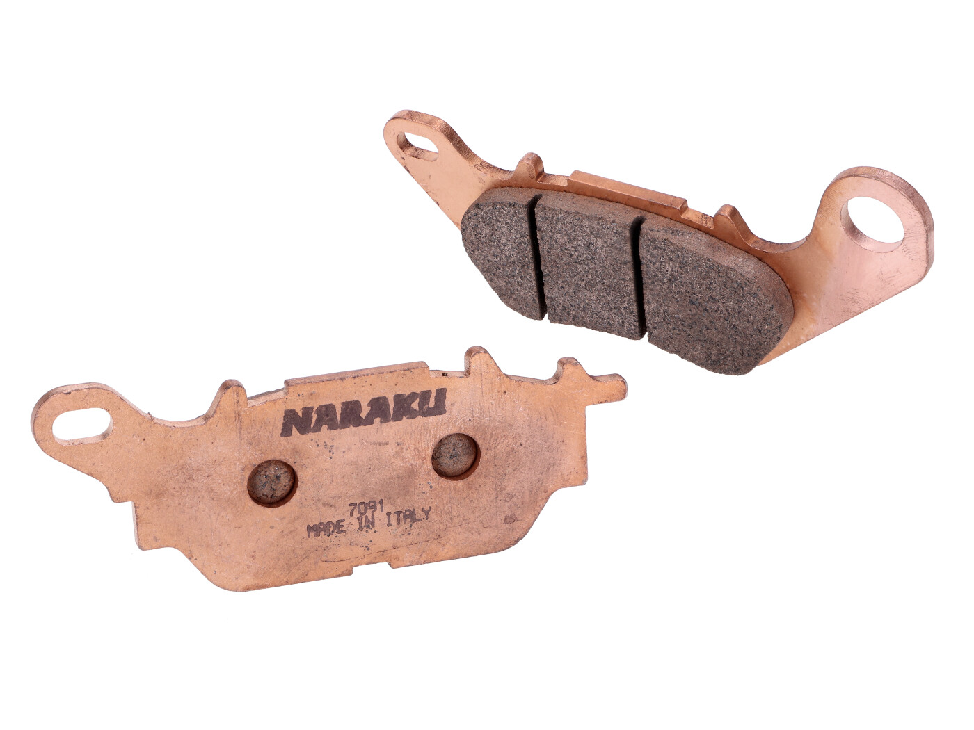 Brzdové destičky Naraku Sinter pro Voge SR1, Yamaha Crypton, Delight, N-Max, Tricity, Vity XC, XSR, YBR, YS