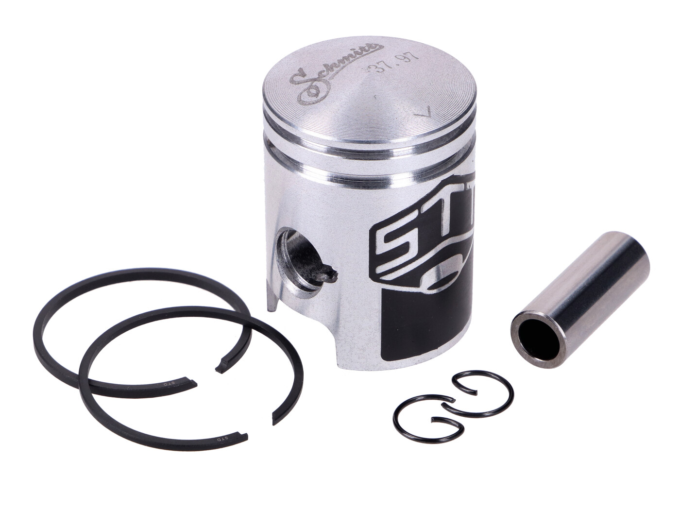 Pístní sada Schmitt verze 38 mm Mokick pro Sachs 504, 505, Hercules Prima