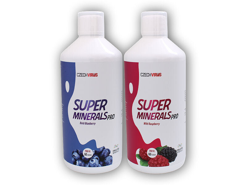 Czech Virus Super Minerals PRO 750ml Varianta: blueberry