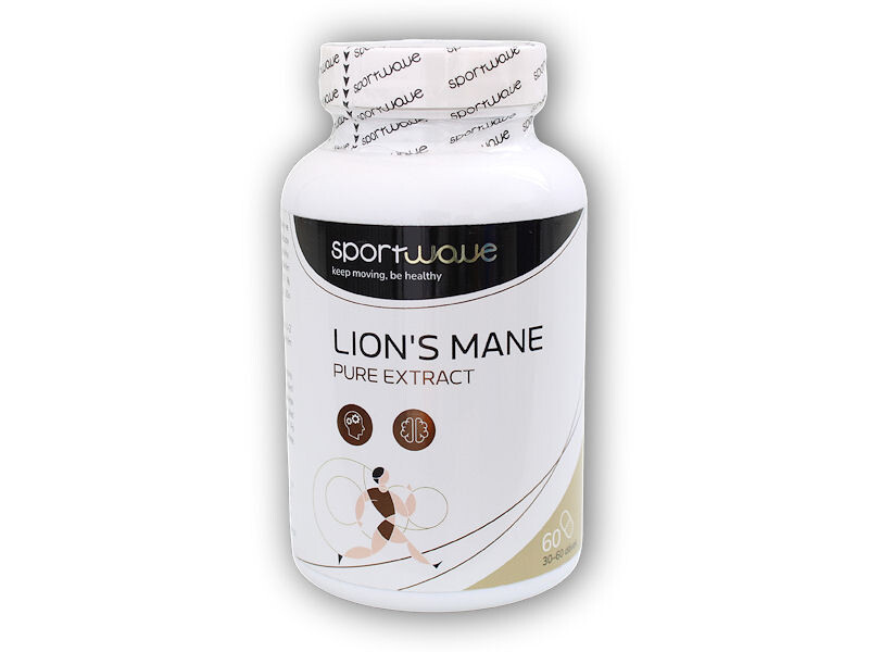 Sportwave Lions mane pure extract 60 kapslí