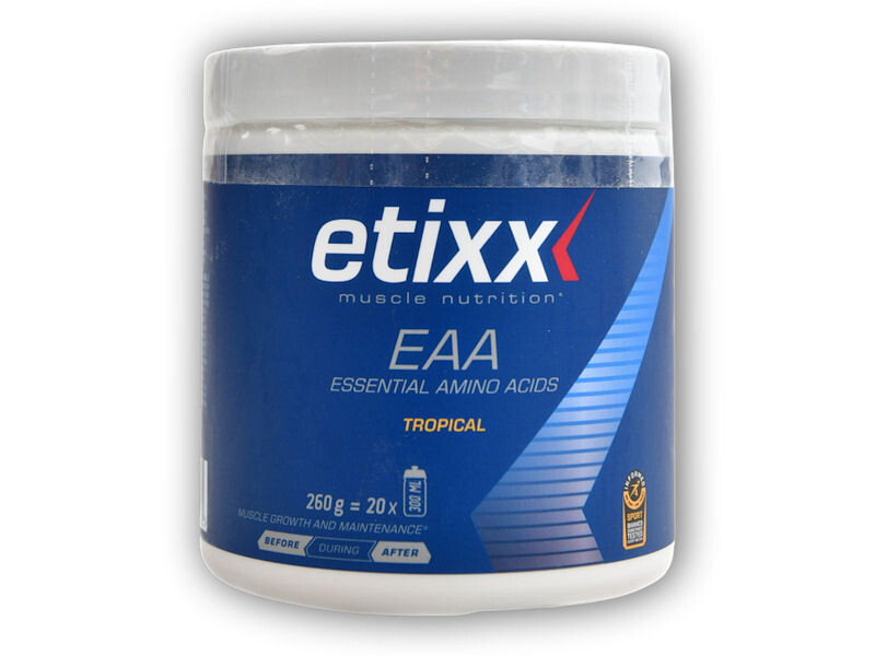 Etixx EAA esential aminoacids 260g Varianta: tropické ovoce