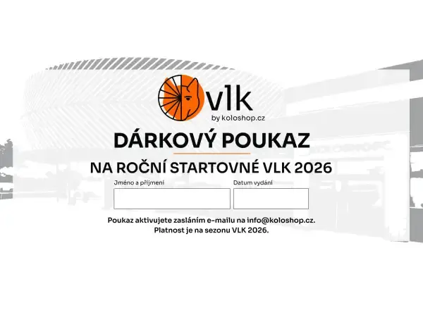 VLK dárkový poukaz na sezónu 2026 v hodnotě 550 Kč