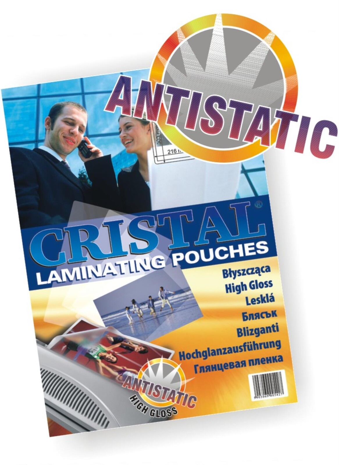 Laminovací fólie Premium - 111 x 154 mm, 2x 250 mikronů, lesklé, 100 ks