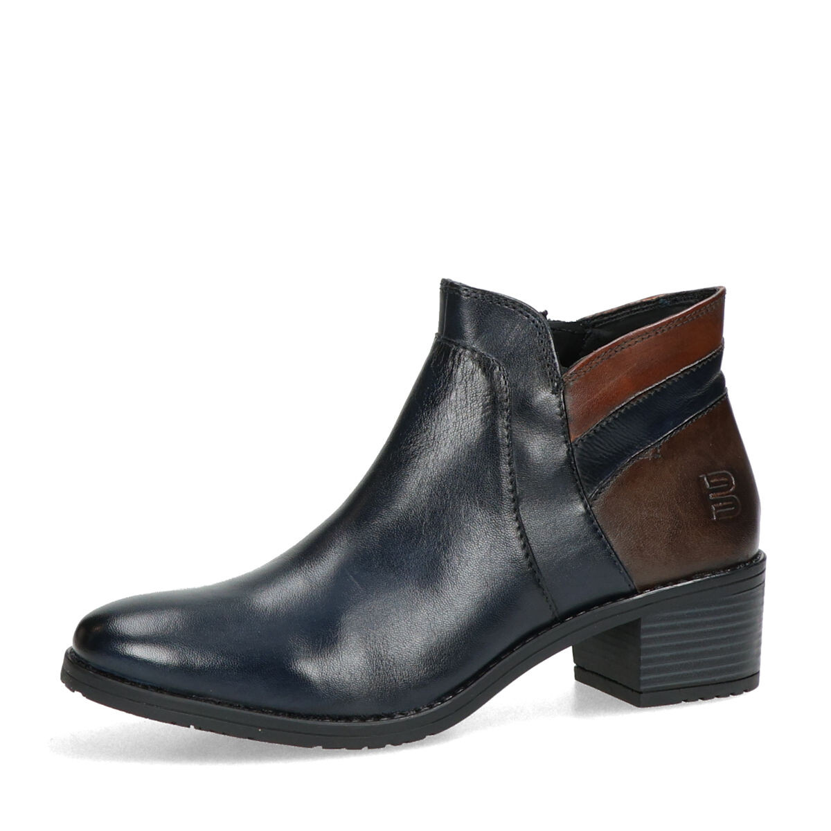 BAGATT dámské kožené kotníkové boty - tmavomodré - 36