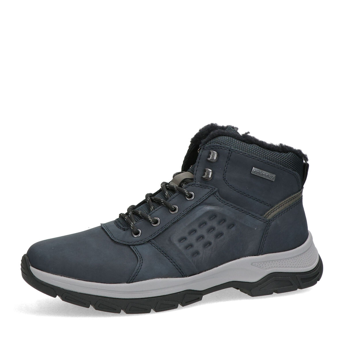 Rieker pánské zimní kotníkové boty - tmavomodré - 40