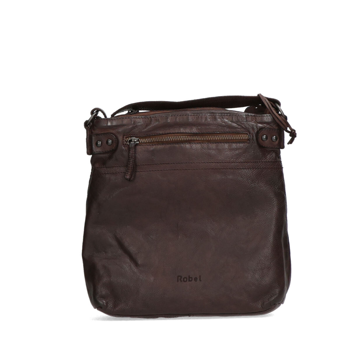 Robel dámská kožená kabelka - tmavohnědá - One size
