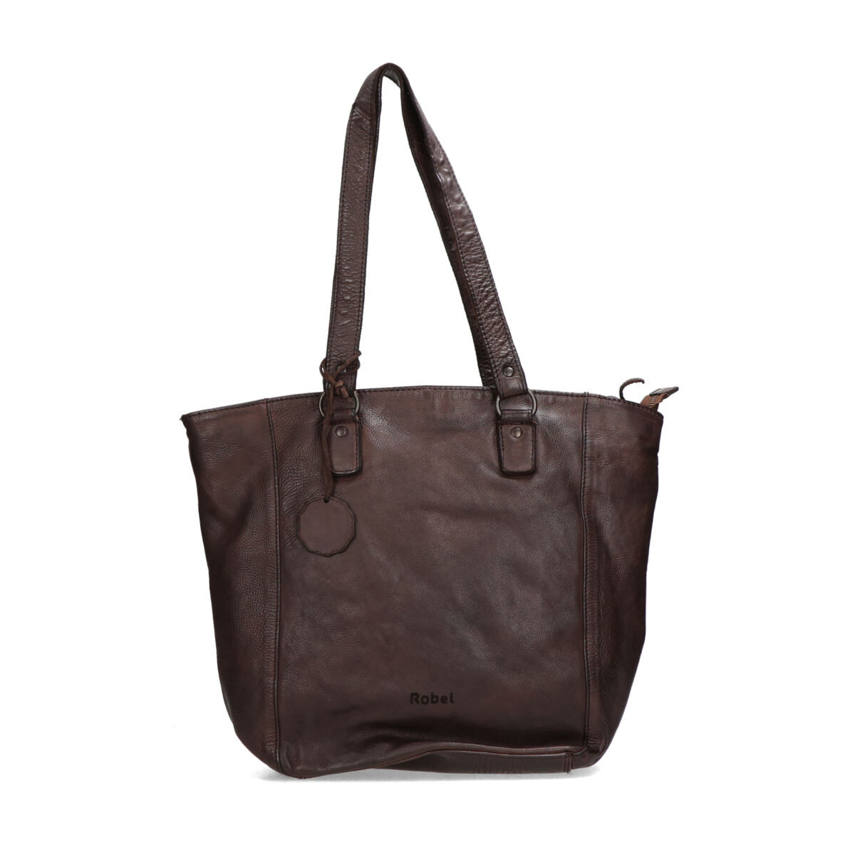 Robel dámská kožená kabelka přes rameno - tmavohnědá - One size