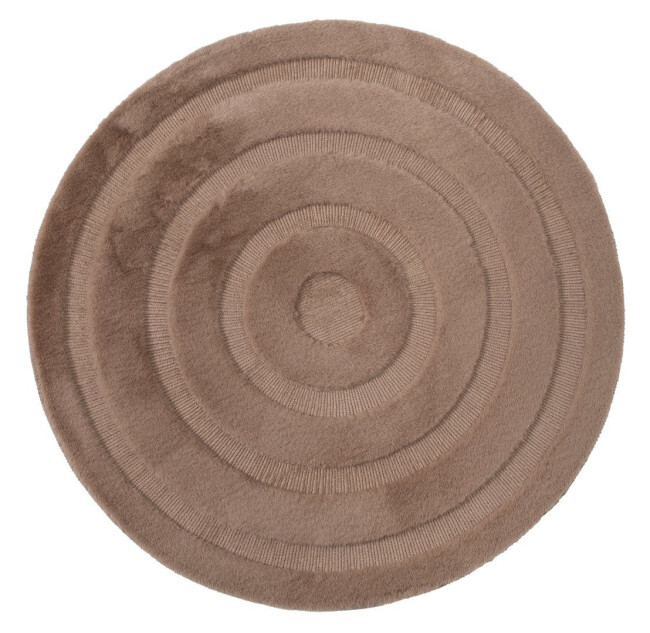 Koupelnový kobereček MOYO CIRCLE hnědý kruh
