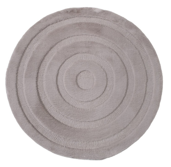 Koupelnový kobereček MOYO CIRCLE tmavě béžový kruh