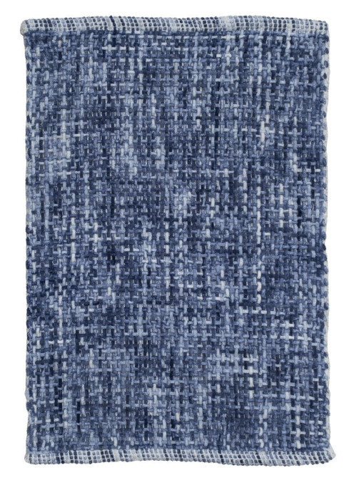 Koupelnový kobereček CHECK modrý