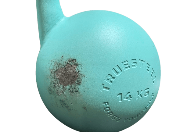 TRUESTEEL StrongGear bílý Kettlebell ocel Váha: 14 kg