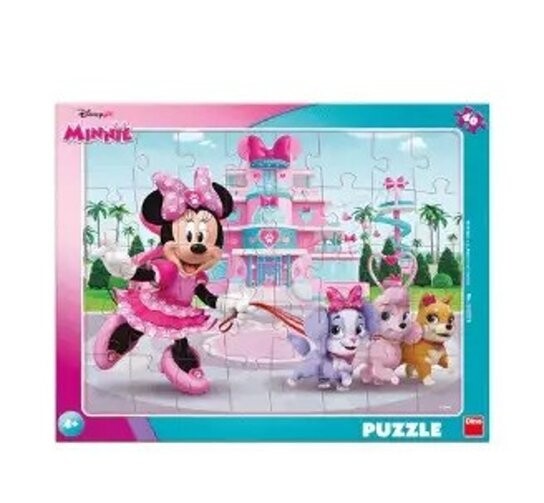 Puzzle 40 Minnie s pejsky deskové