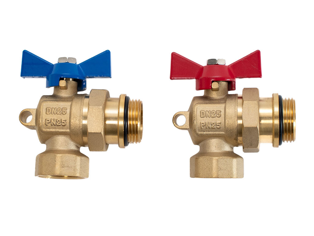 Wigell Ventil kulový rohový, se šroubením 1