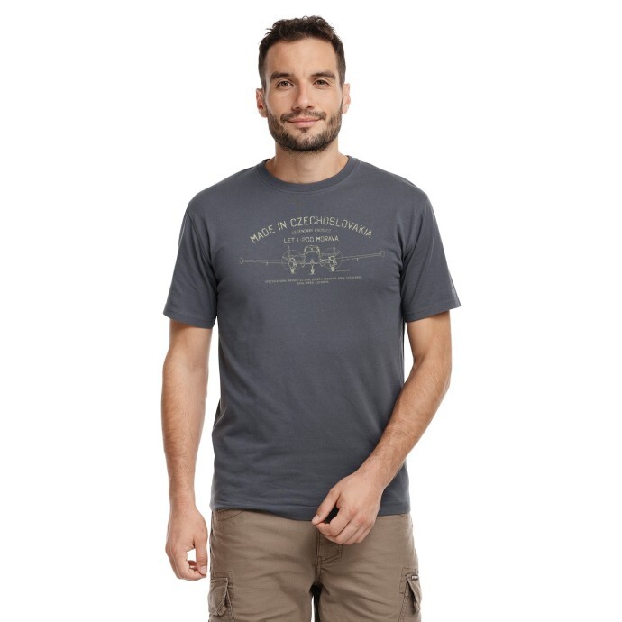 Bushman pánské tričko Legend L-200, tmavě šedé M