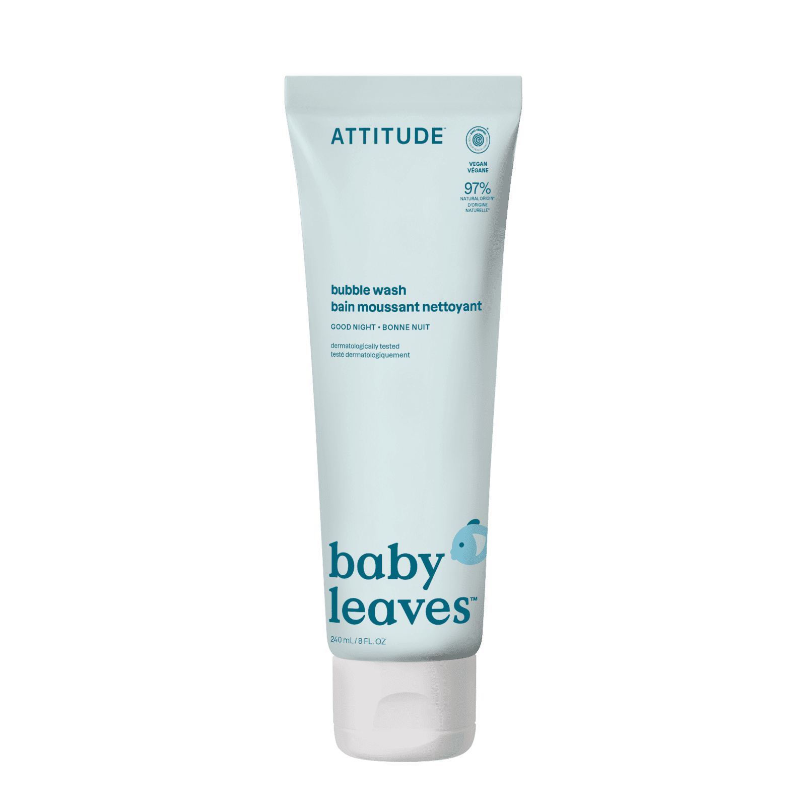 ATTITUDE Dětská pěna do koupele Baby leaves s vůní Good night 240 ml