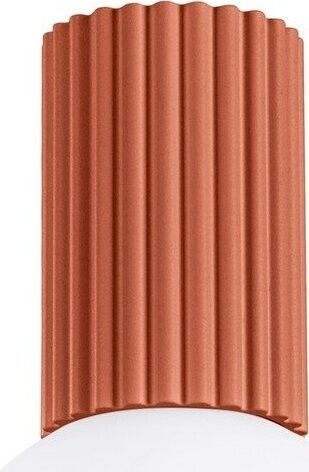 Oranžové stropní svítidlo se skleněným stínidlem ø 12 cm Orbital – Sollux