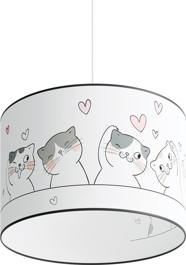 Bílé dětské svítidlo Puss – Sollux