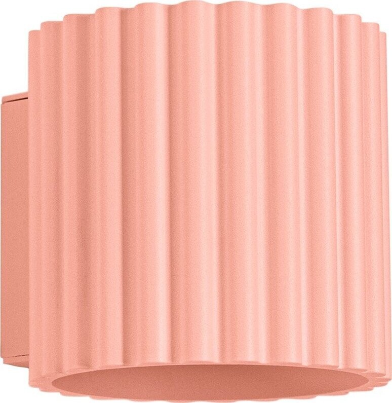 Broskvové nástěnné svítidlo ø 10 cm Zora – Sollux