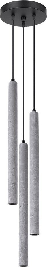 Šedé betonové závěsné svítidlo ø 19,5 cm Fideus – Sollux