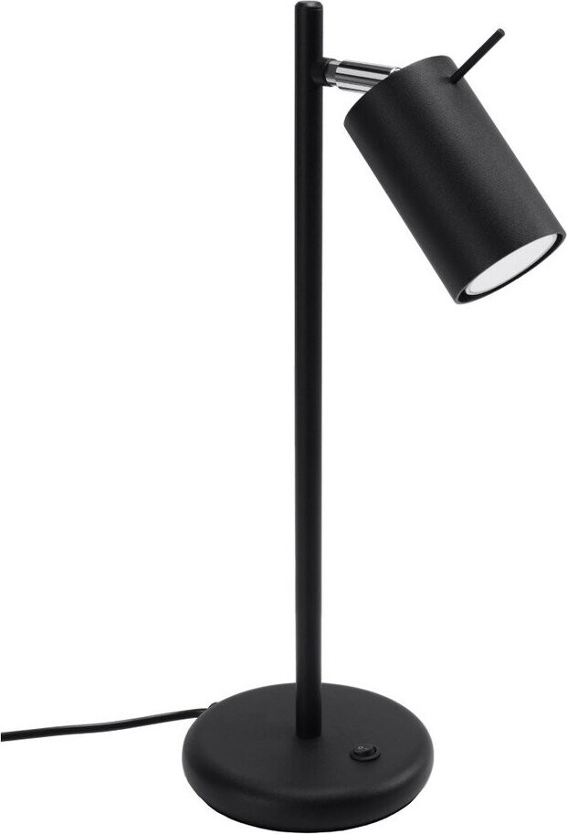 Černá kovová stolní lampa (výška 43 cm) Etna – Sollux