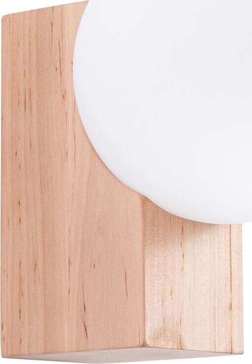 Bílé/v přírodní barvě nástěnné svítidlo ø 12 cm Solum – Sollux