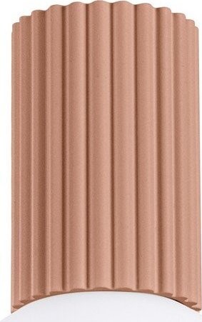 Světle hnědé stropní svítidlo se skleněným stínidlem ø 12 cm Orbital – Sollux