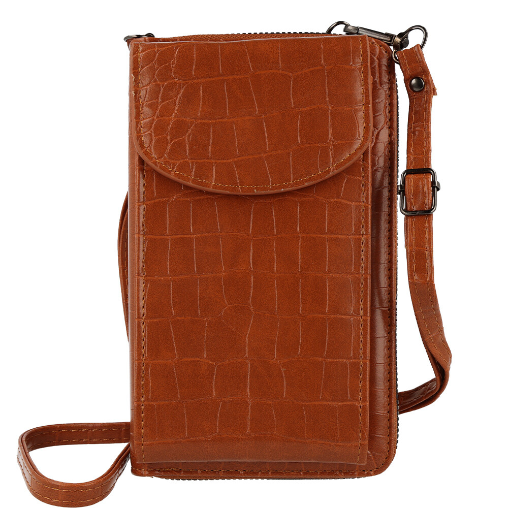 Kabelka na mobil GCW12 hnědá