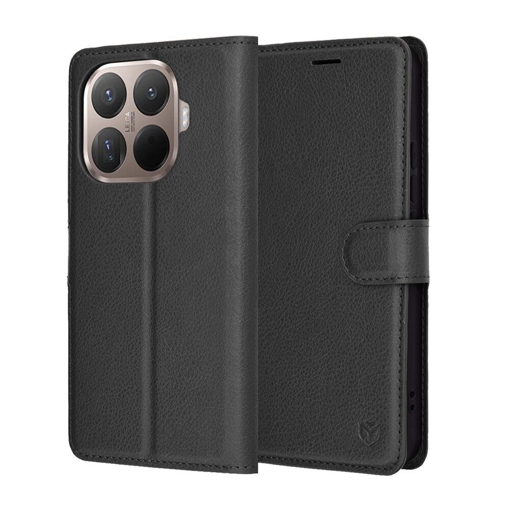 Techsuit - kožené pouzdro - Xiaomi 15T Pro - černé