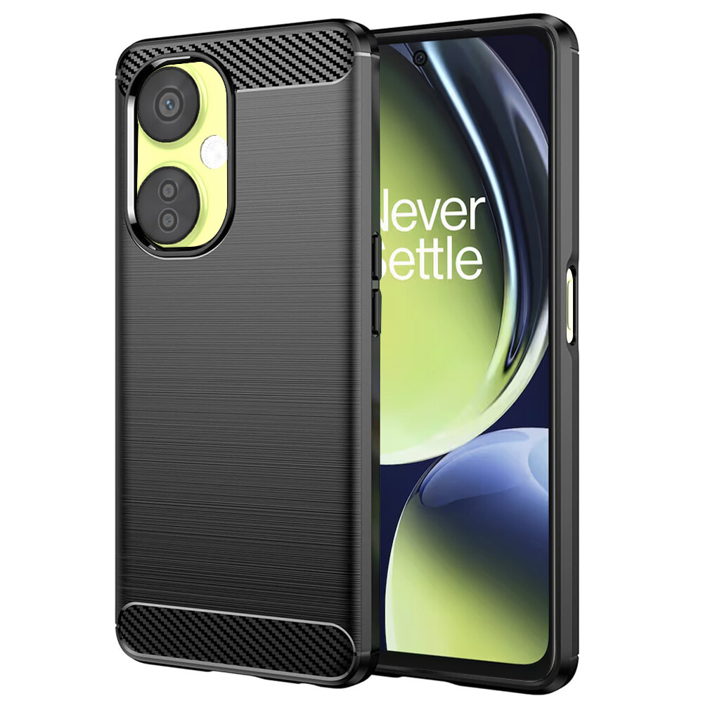 Techsuit Karbon Silikon OnePlus Nord CE 3 Lite Černý