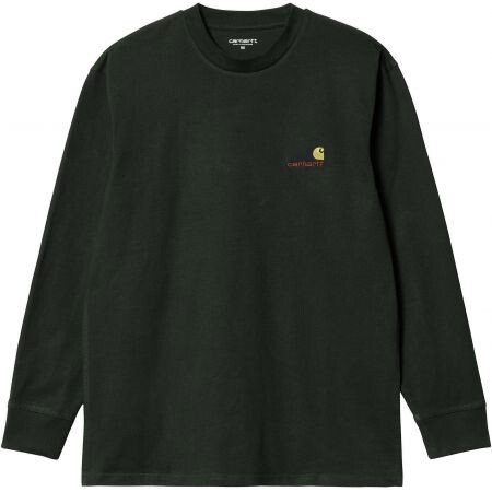 Triko Carhartt Wip American Script L/S - Černá - L