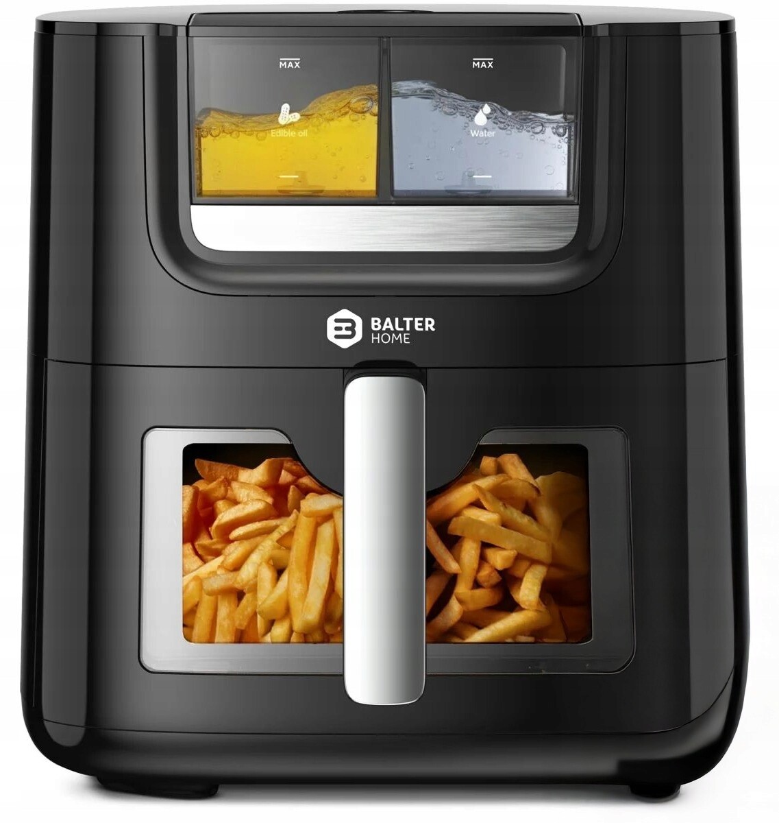 Beztuková fritéza XXL s rozstřikováním oleje a vody Balter Home HL-710 7,2L