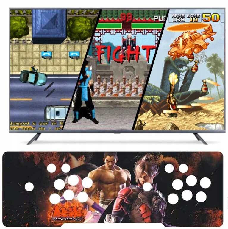 Televizní Hra Televizní Arkádová Retro Konzole 30 000 Her Pandora 3D Wifi 2023