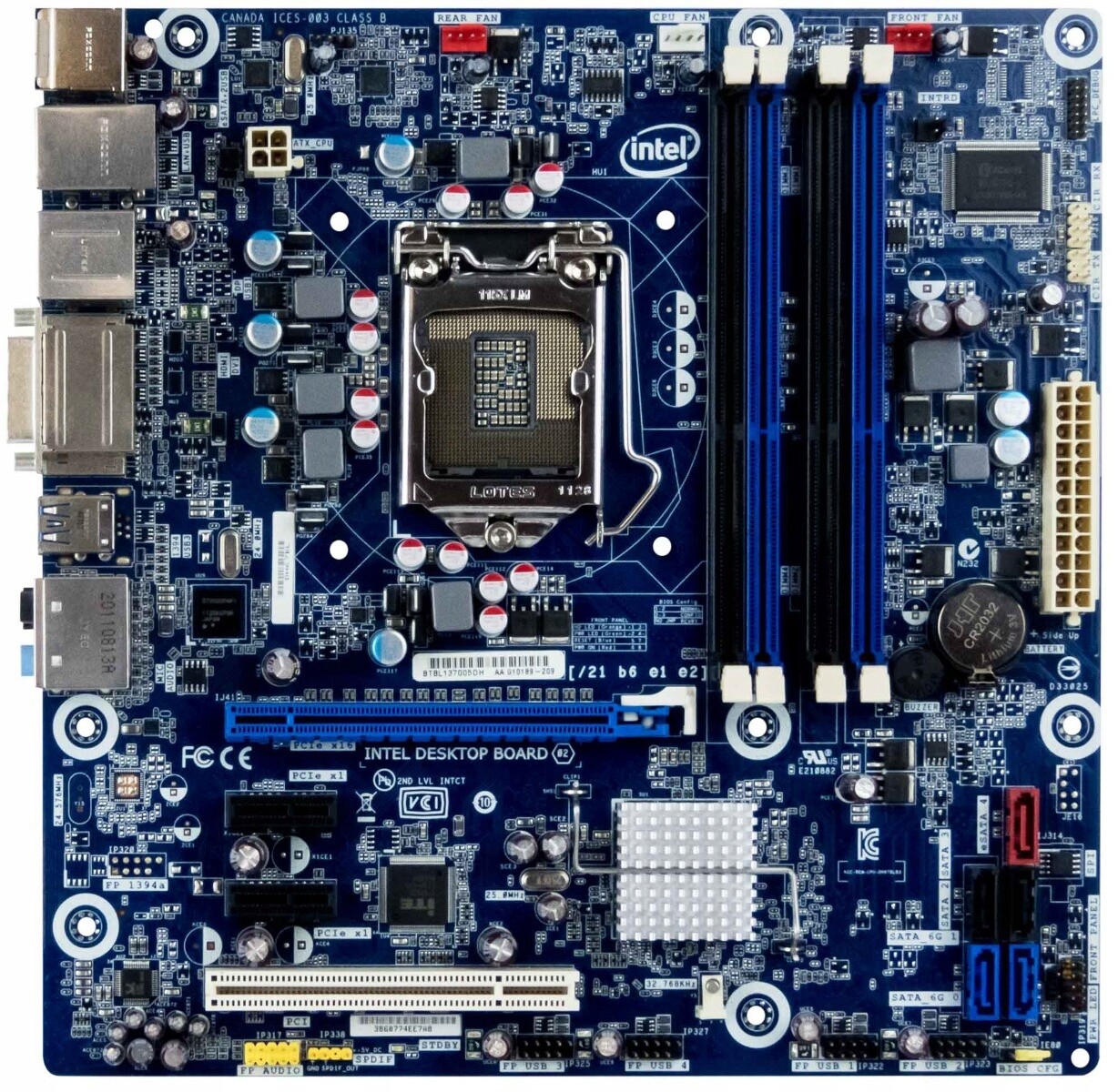 Intel DH67BL H67 LGA1155 DDR3 MicroATX G10189-209