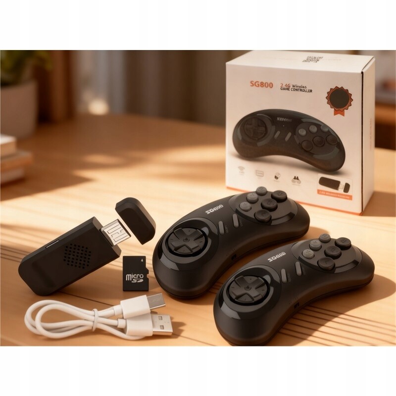 Retro Televizní Konzole, Televizní Hra, 2 Pady, 5000 Her