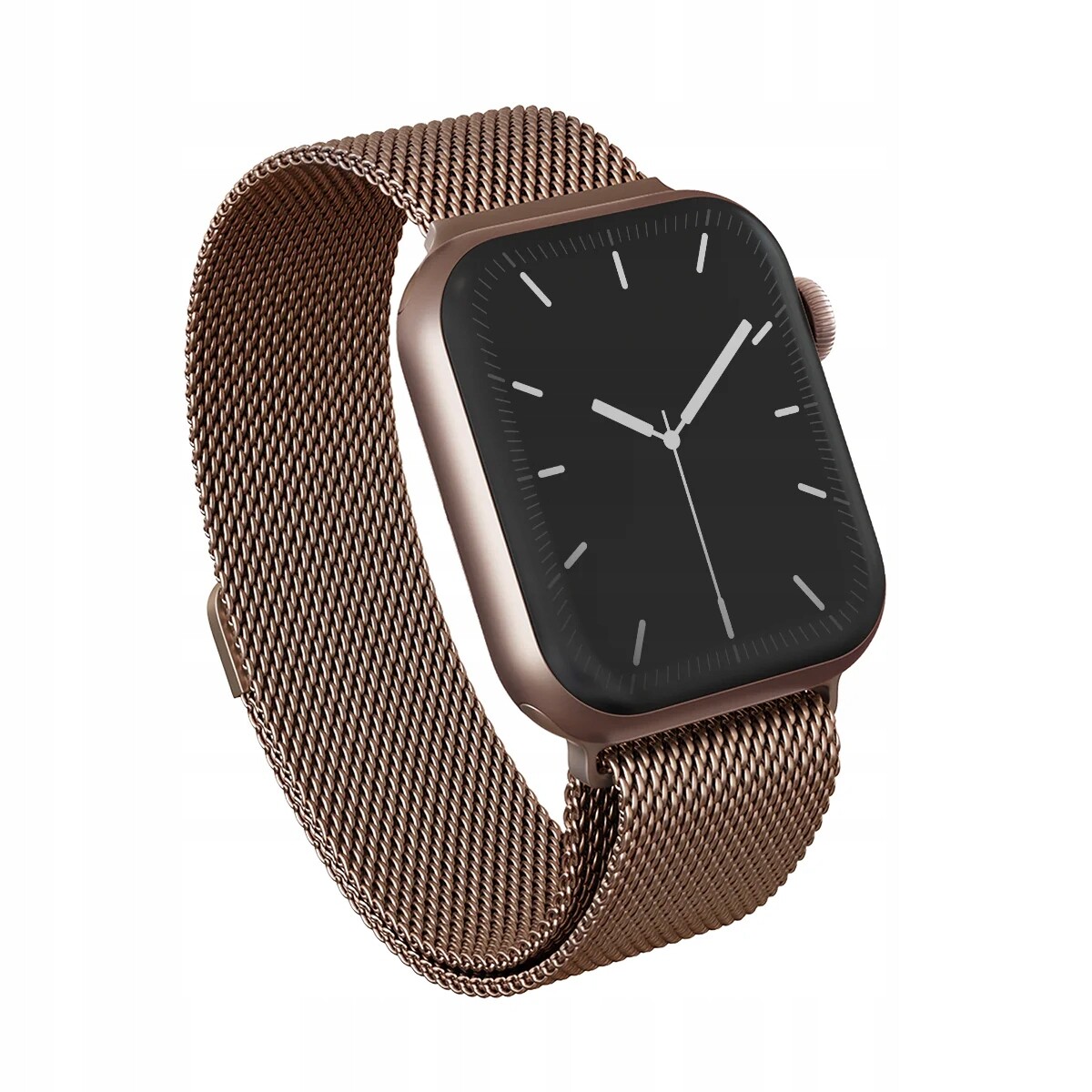 Burga Metal Mesh Band náramek pro Apple Watch 38/40/41/42mm (růžové zlato)