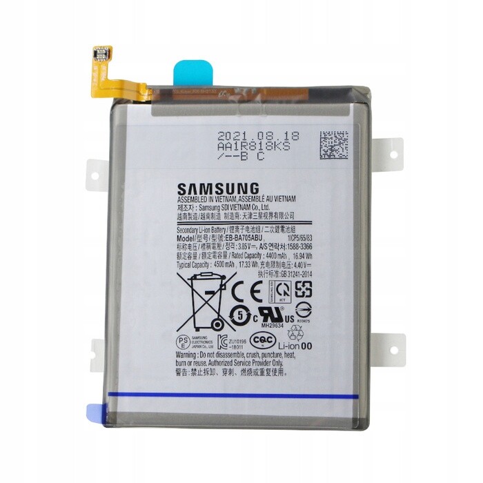 Originální Akumulátor Baterie 4500 mAh Samsung Galaxy A70 A705