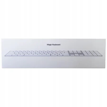 Klávesnice Apple Magic Keyboard With Numeric Keypad Bílá, Originální, Qwerty