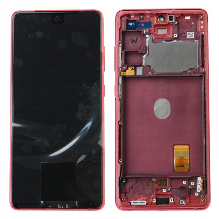 Samsung Galaxy S20 Fe G780 LCD Displej Digitizer Rámeček Červený Displej